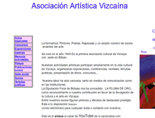Tablet Screenshot of aavizcaina.com
